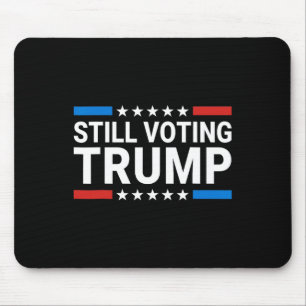 Voting Trump 2024 Patriotic American Flag Men Wome Mouse Mat