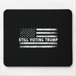 Voting Trump 2024 Patriotic American Flag  Mouse Mat