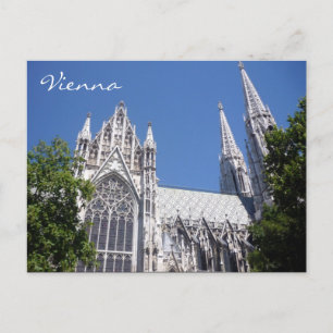 votiv vienna church postcard