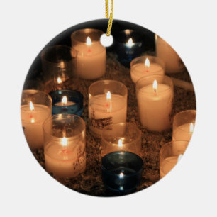 Votive candle Christmas ornament