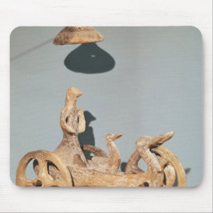 Votive chariot with an anthropomorphic divinity mouse mat