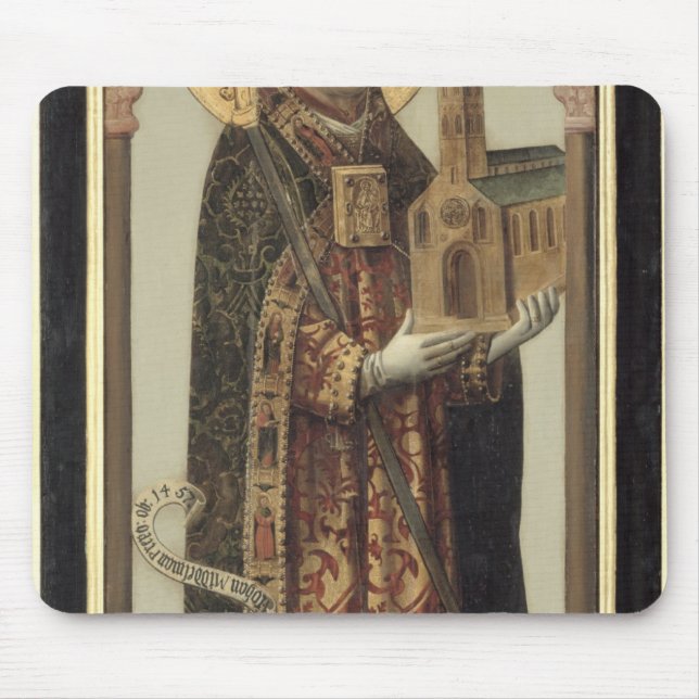 Votive Panel Depicting St. Ansgar, 1457 Mouse Mat (Front)