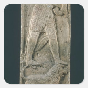 Votive stela square sticker