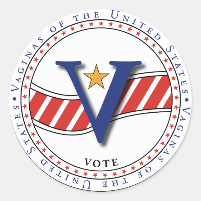 VOTUS - Vaginas of the United States Sticker (Front)