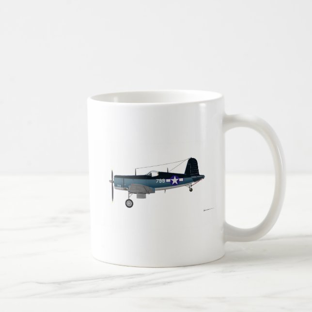Vought F-4U Corsair 799 Coffee Mug (Right)
