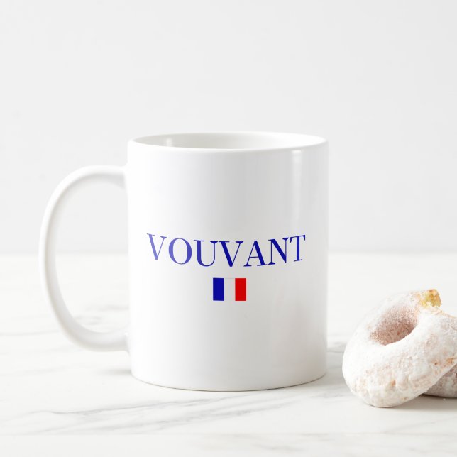 VOUVANT France Coffee Mug (With Donut)