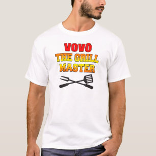 Vovo The Grill Master Portuguese Grandpa T-Shirt