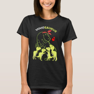 Vovosaurus Vovo 4 Kids Dinosaur Mothers Day T-Shirt