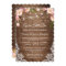 Vow Renewal Rustic Wood String Lights Lace Floral