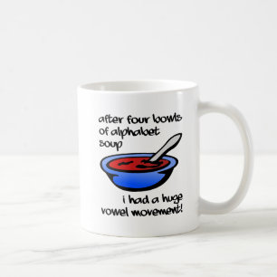 Vowel Movement Funny Mug