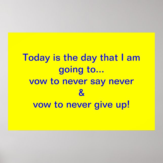 Vowing to poster (Front)