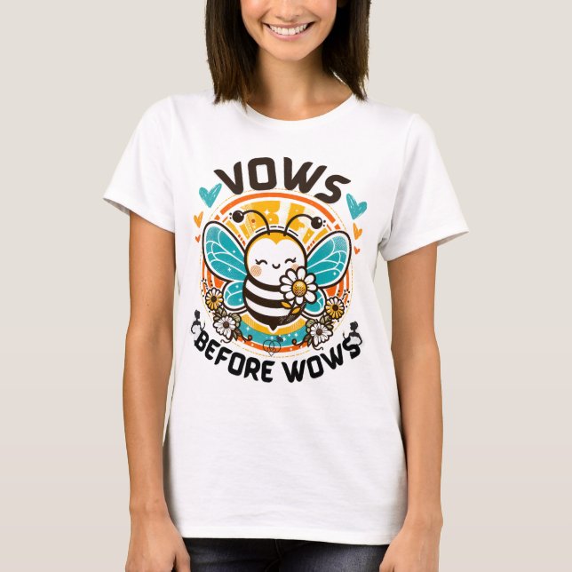 VOWS BEFORE WOWS BACHELORETTE PARTY WOMEN T-Shirt (Front)