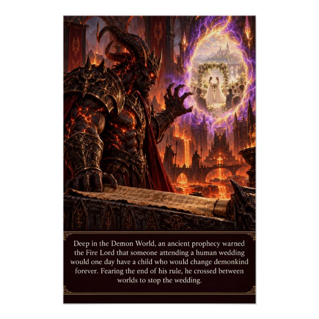 Vows Between Worlds Chapter 1: The Fire Lord Poster (Front)