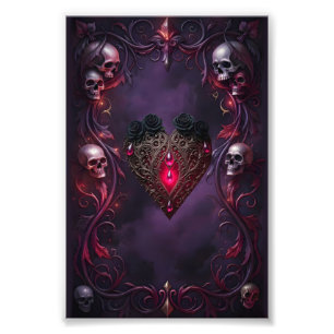 Vows Beyond the Veil – Gothic Wedding Art  Photo Print
