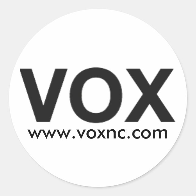 VOX Logo (Sticker) Classic Round Sticker (Front)