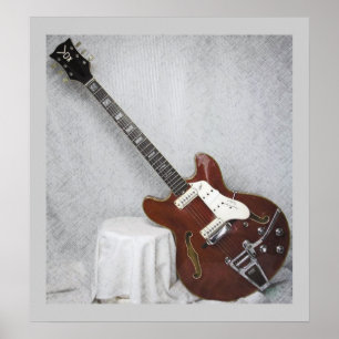 Vox Super Lynx Deluxe GuitarPoster Poster