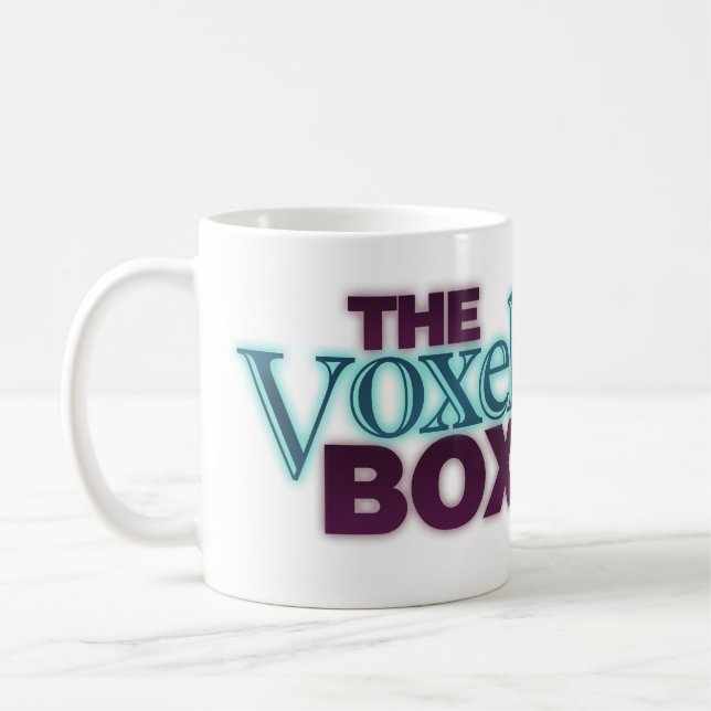 Voxel Box Coffee Mug (Left)