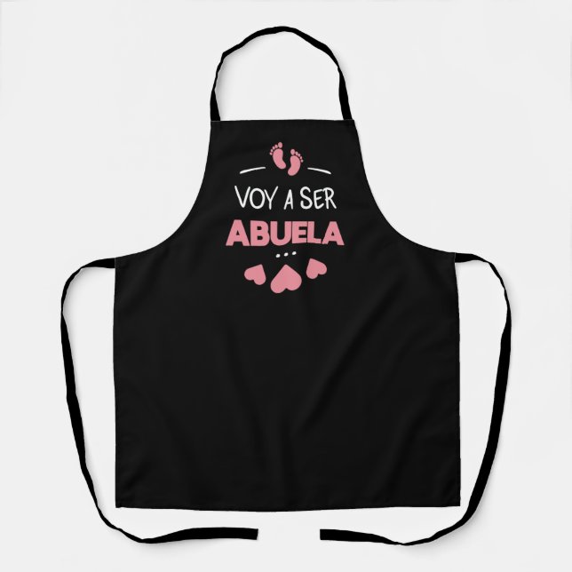 Voy a ser abuela apron (Front)