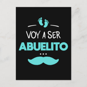 Voy a ser abuelito postcard