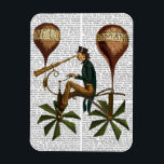 Voyage A La Lune Hot Air Balloon Magnet<br><div class="desc">Transportation & Travel</div>