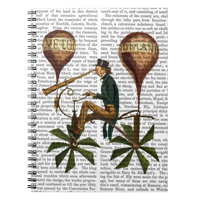 Voyage A La Lune Hot Air Balloon Notebook (Front)