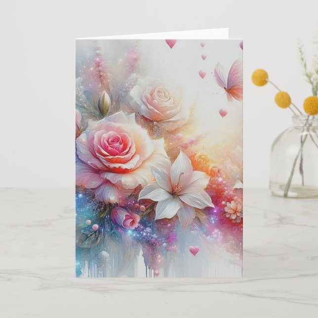 Voyage au cœur de l'amour thank you card (Front)