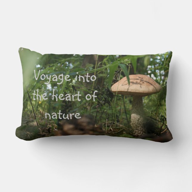 Voyage into Nature Throw Pillow (Front)