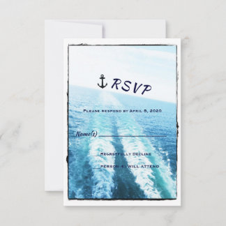 ©Voyage of Love/Cruise Ship/Destination Wedding RSVP Card