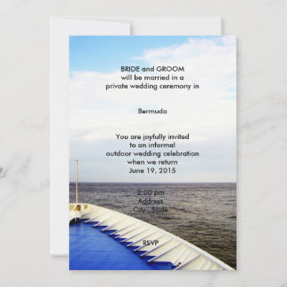 Voyage of Love l Cruise Ship/Destination Wedding Invitation