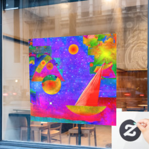 Voyage to the Stars Window Cling