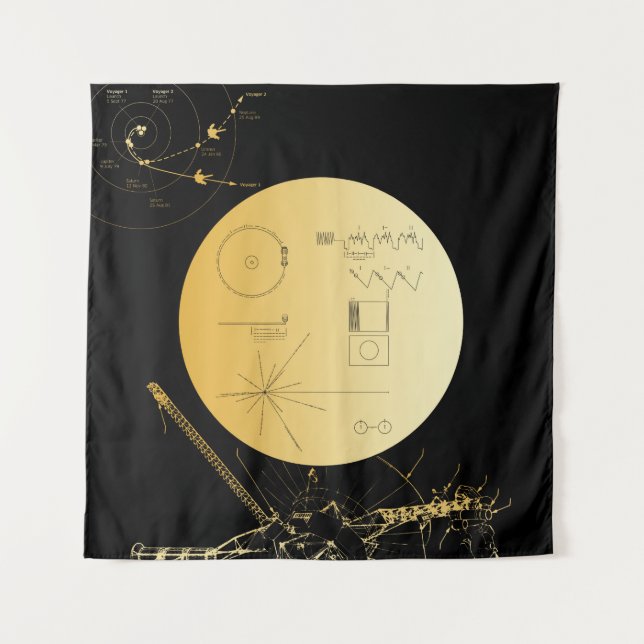 Voyager 1 Golden Record - Tapestry (Front)