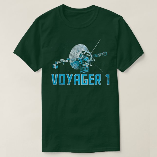 Voyager 1 Interstellar Space Probe 8 T-Shirt (Design Front)