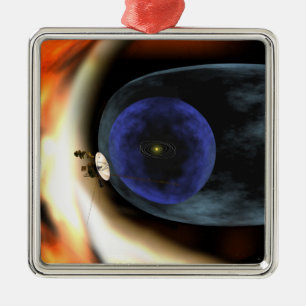Voyager 2 spacecraft metal tree decoration