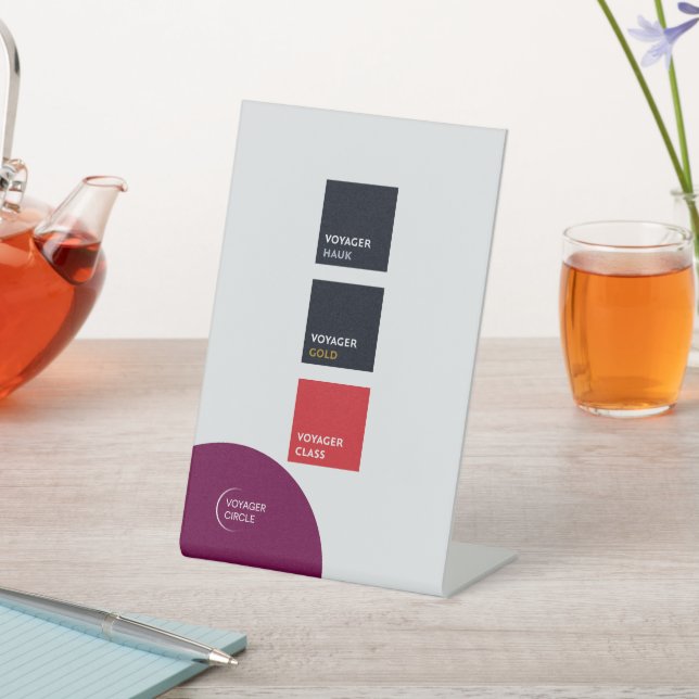 Voyager Circle - Priority table sign (In SItu)