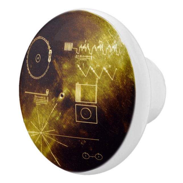 Voyager Golden Record Ceramic Knob (Right)