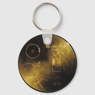 Voyager Golden Record Keychain