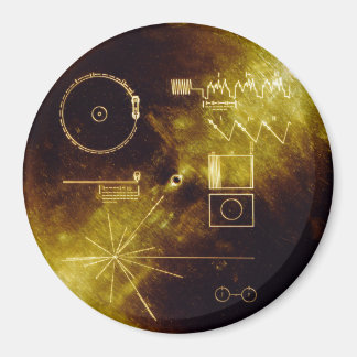 Voyager Golden Record Magnet