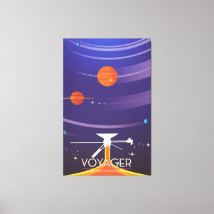 Voyager Grand Tour Science poster Canvas Print