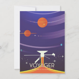 Voyager Grand Tour Science poster Invitation