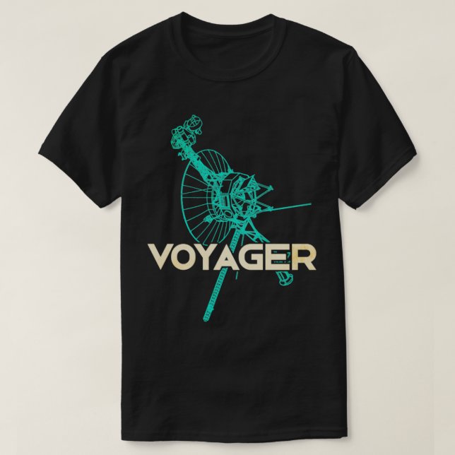 Voyager Interstellar Space Probe5 T-Shirt (Design Front)