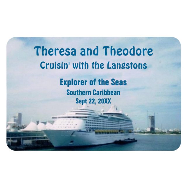 Voyager Stateroom Door Marker Magnet (Horizontal)