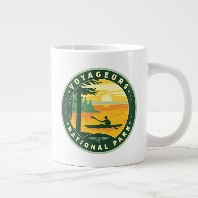 Voyageurs National Park Large Coffee Mug (Right)