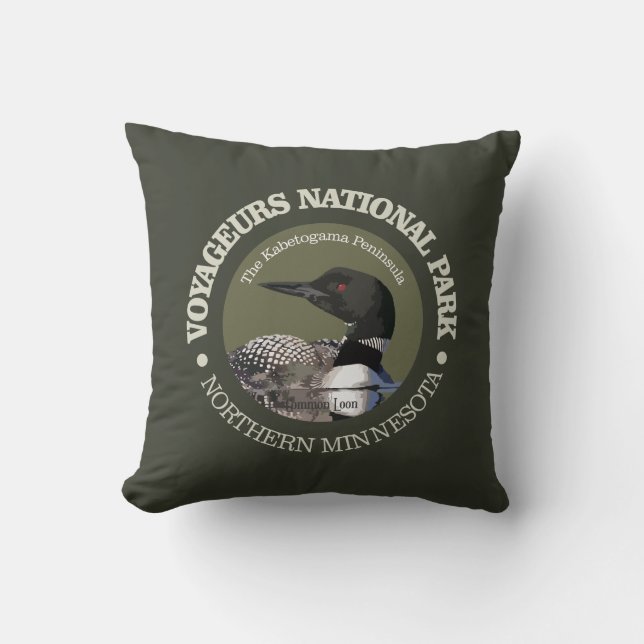 Voyageurs National Park (Loon) Cushion (Front)