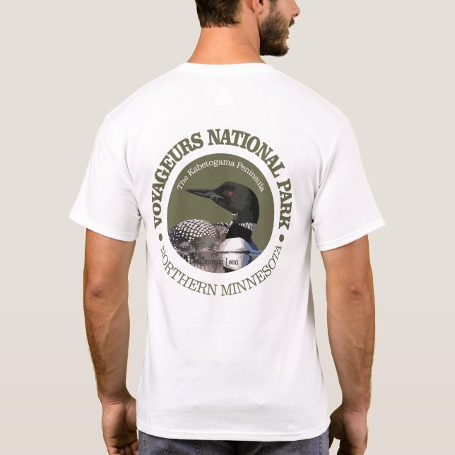 Voyageurs National Park (Loon) T-Shirt (Back)