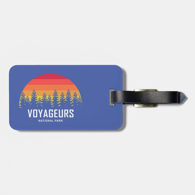 Voyageurs National Park Luggage Tag (Back Horizontal)