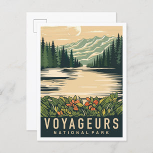 Voyageurs National Park Minnesota USA Travel Postcard