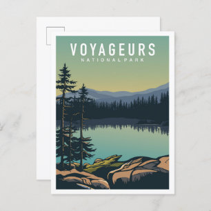 Voyageurs National Park Minnesota USA Travel Postcard