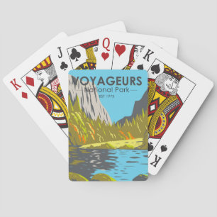 Voyageurs National Park Minnesota Vintage  Playing Cards