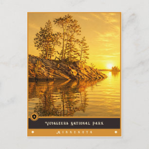 Voyageurs National Park Minnesota Vintage Postcard
