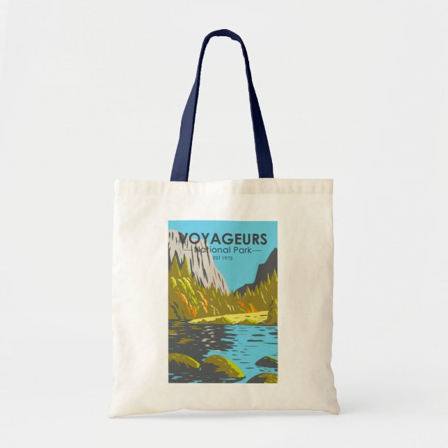 Voyageurs National Park Minnesota Vintage  Tote Bag (Front)